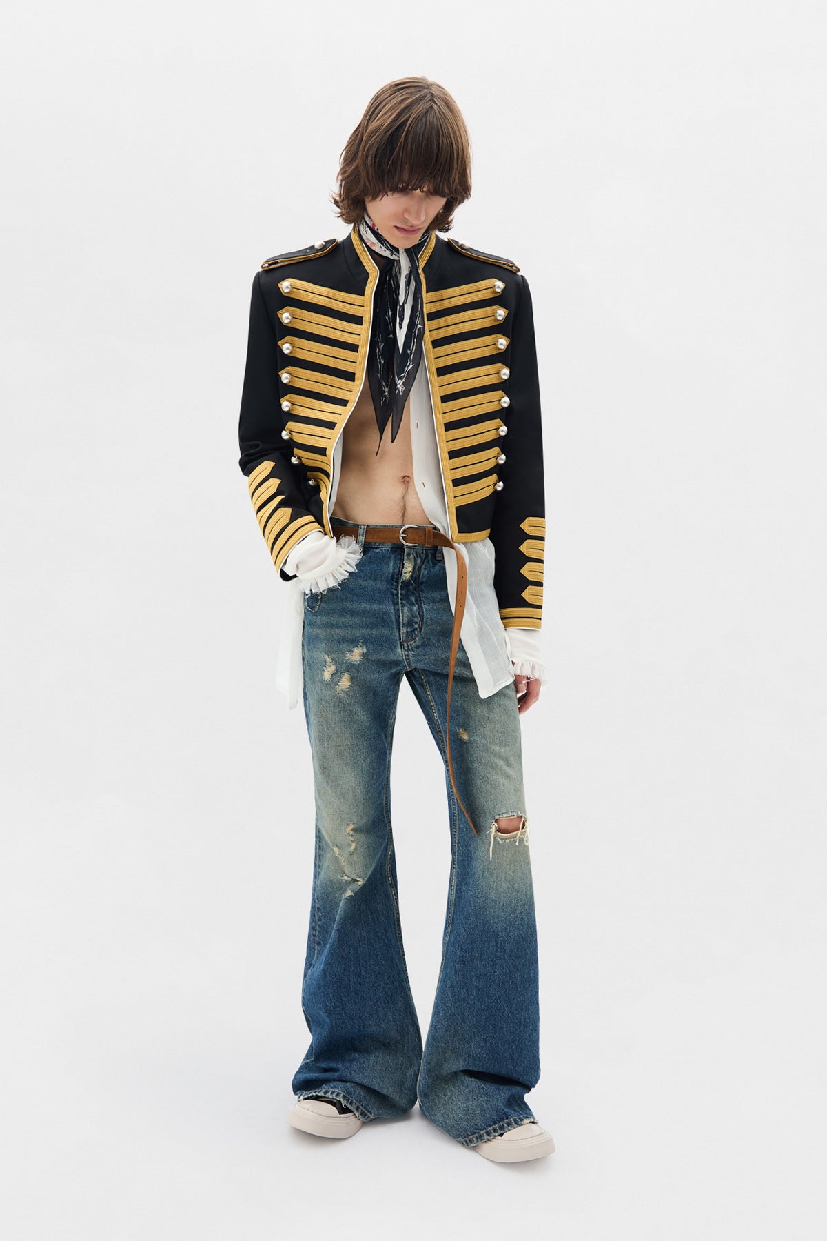 Hamo 5-Pockets Slim Fit Bootcut Trousers – Ann Demeulemeester