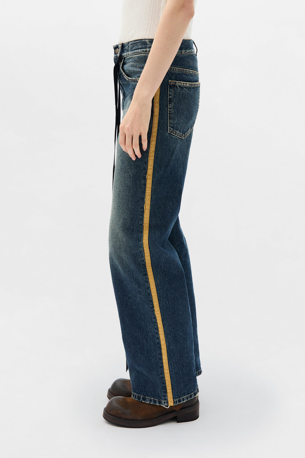 Pantaloni Zana a 5 tasche svasati corto 