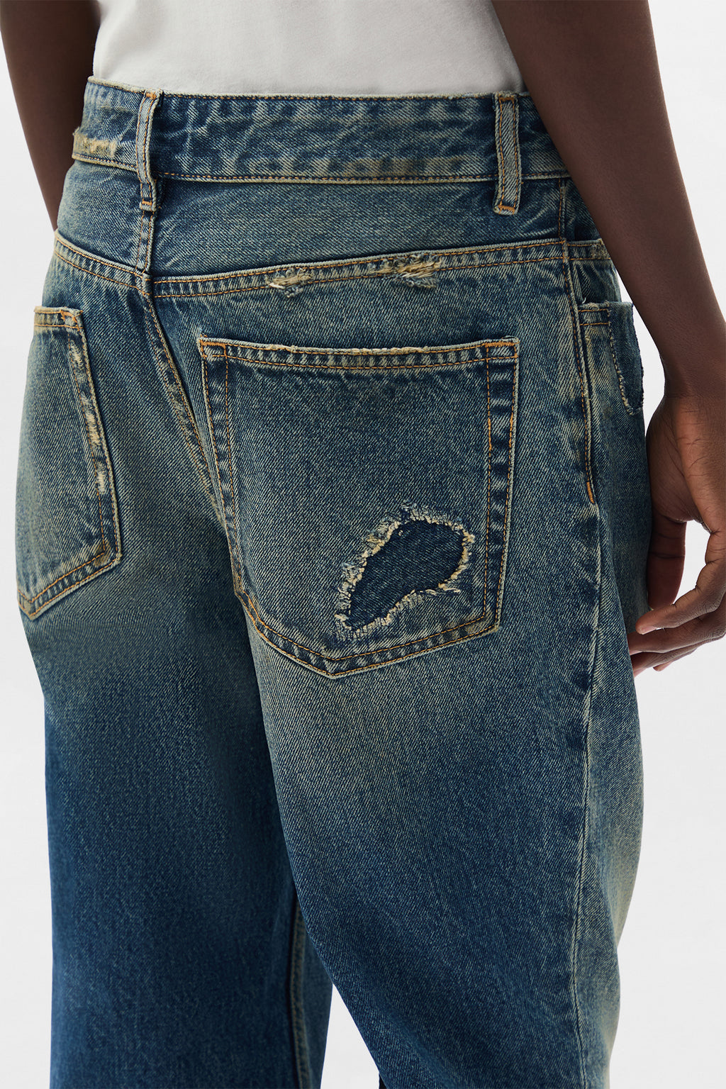 Pantaloni Bootcut Slim Fit a 5 Tasche Toos 