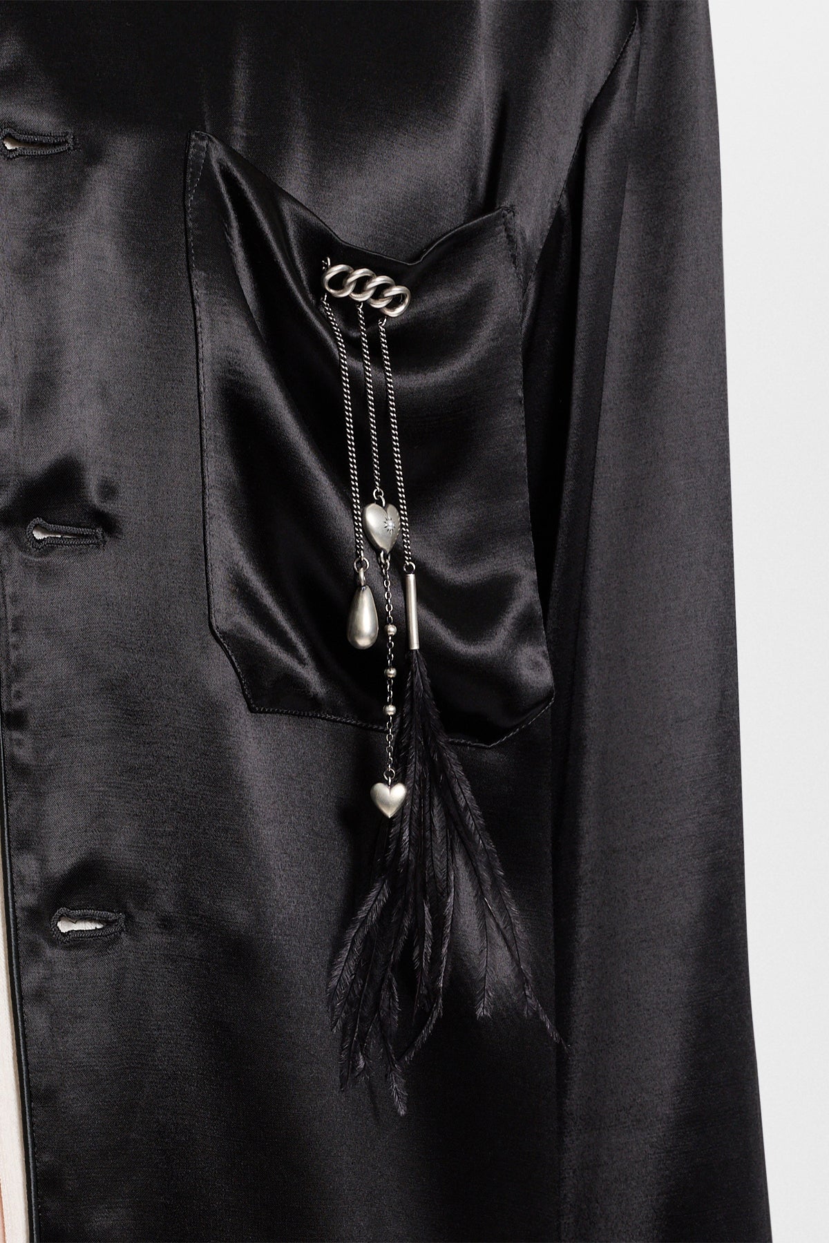 ANN DEMEULEMEESTER リボン型ブローチ ブローチ – Ann Demeulemeester