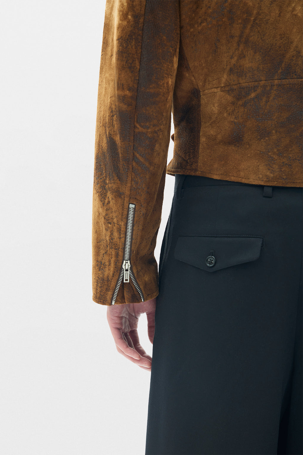 Clarin Fitted Perfecto Burned Suede