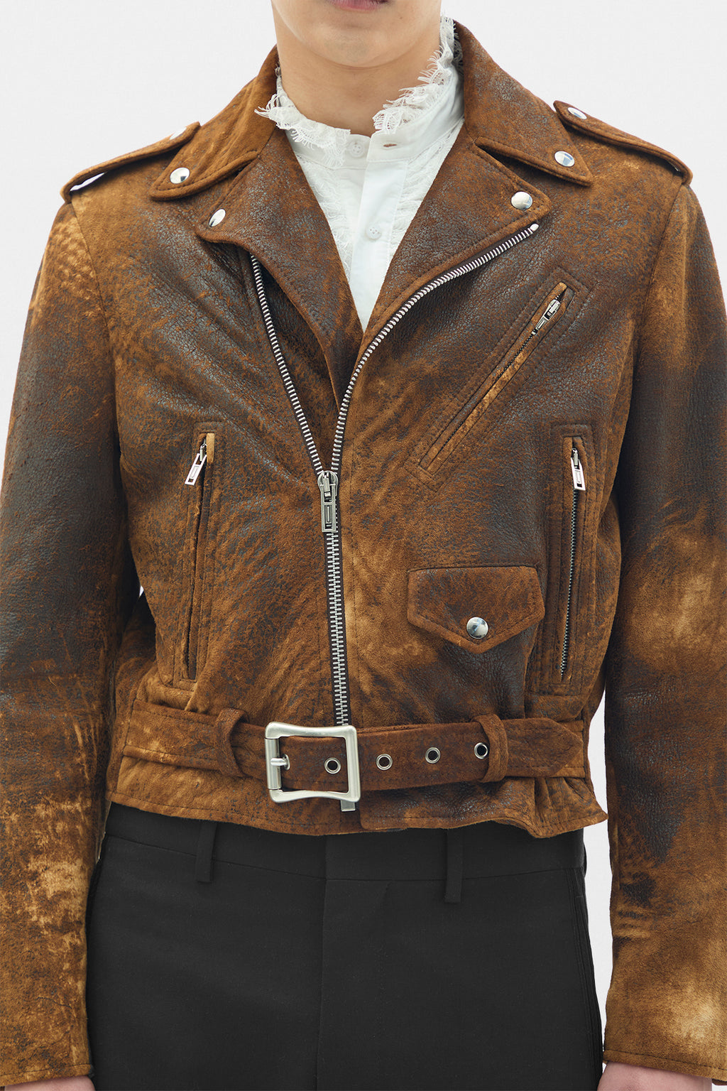Clarin Fitted Perfecto Burned Suede