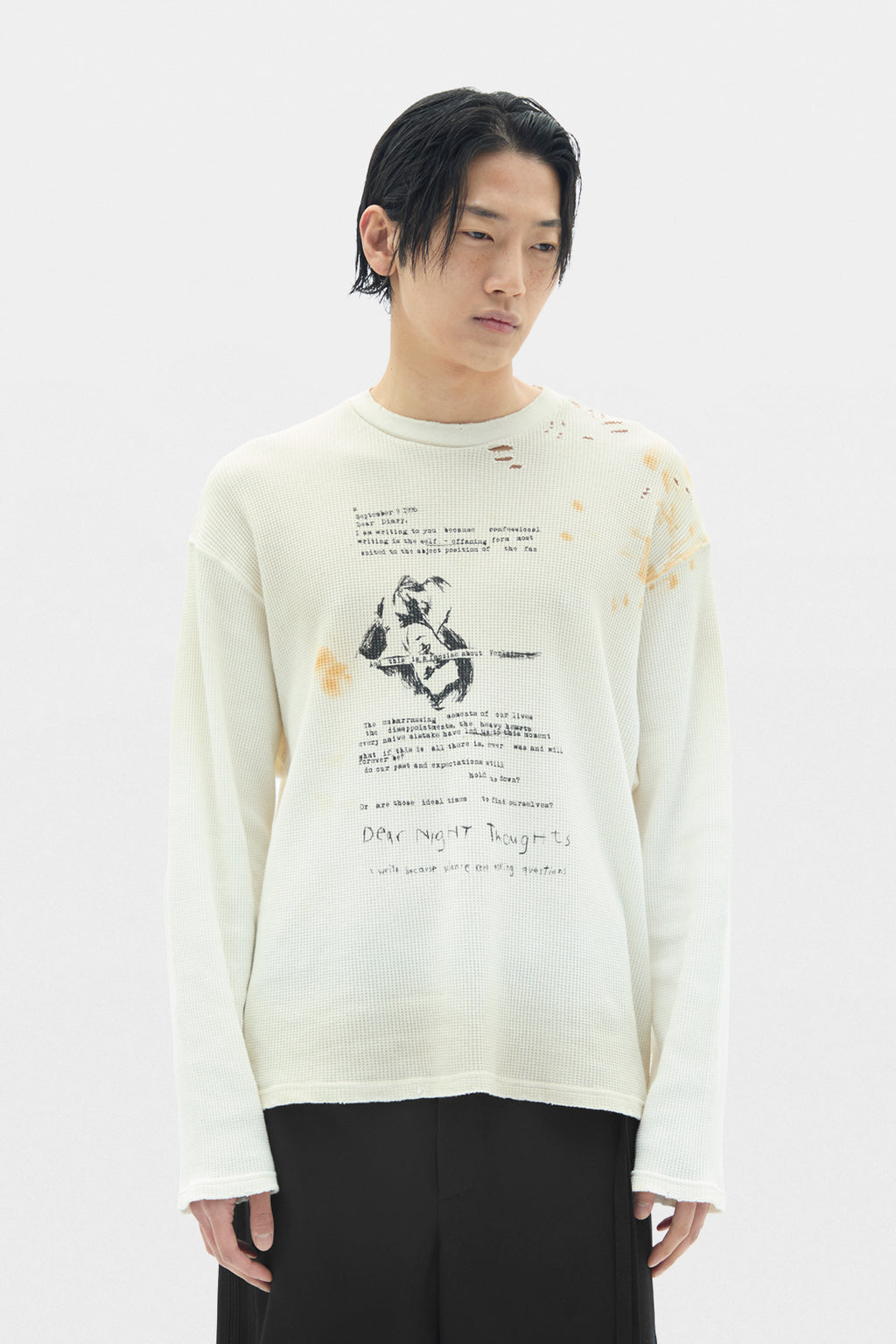 T-shirt à manches longues Emil ''Cher Journal'' 
