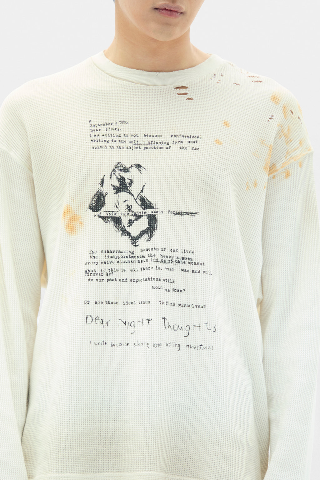 T-shirt à manches longues Emil ''Cher Journal'' 