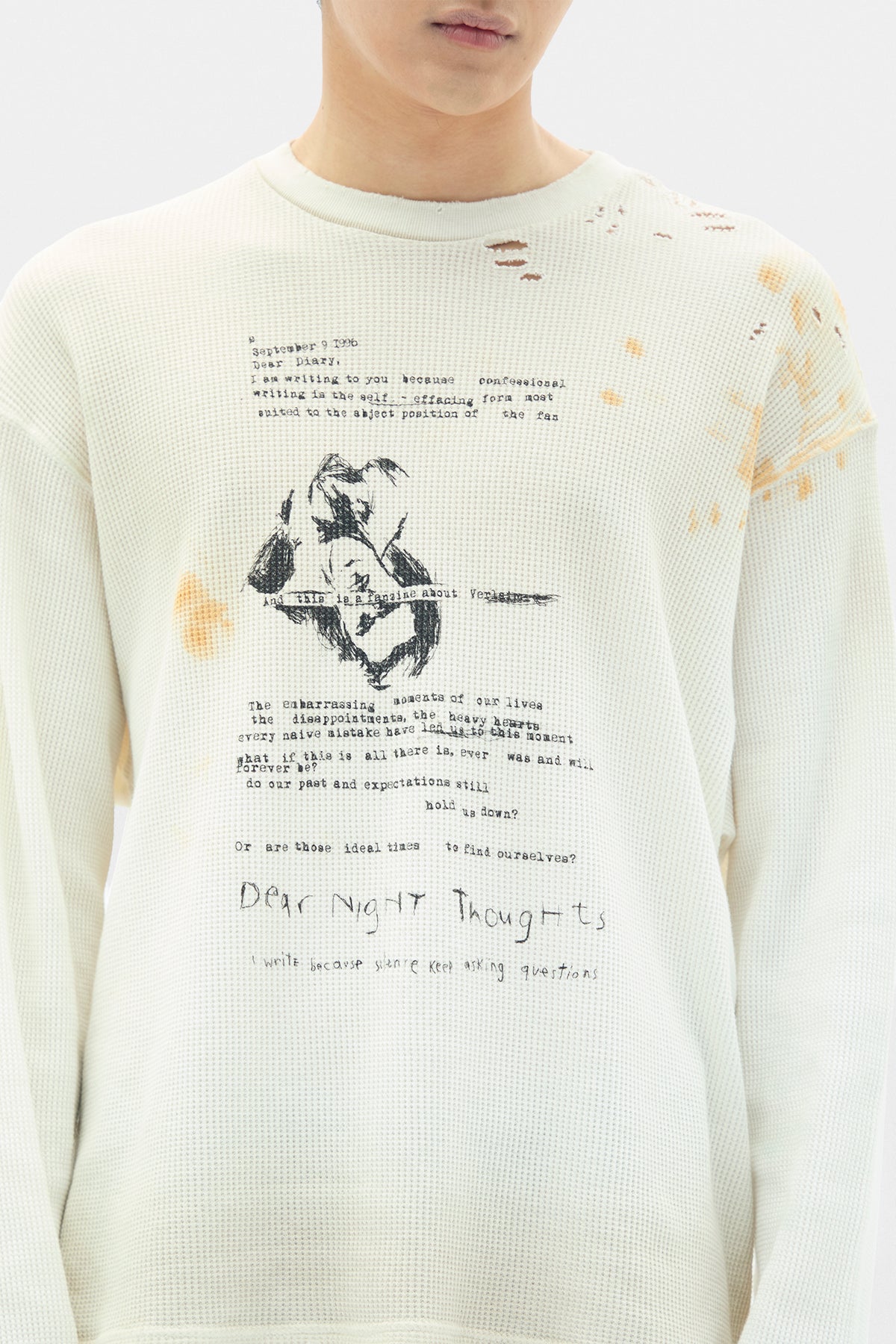 T-shirt à manches longues Emil ''Cher Journal'' 
