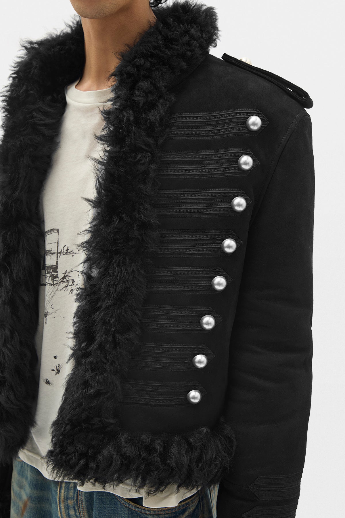 Maldus Embroidered Cropped Marsina Jacket