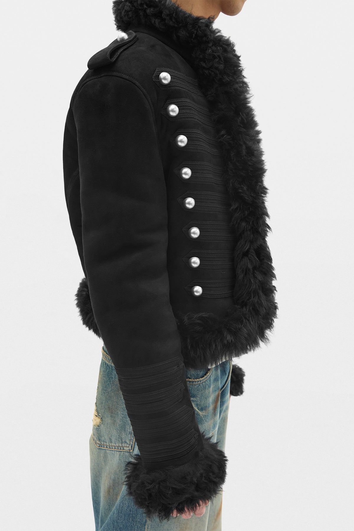 Maldus Embroidered Cropped Marsina Jacket