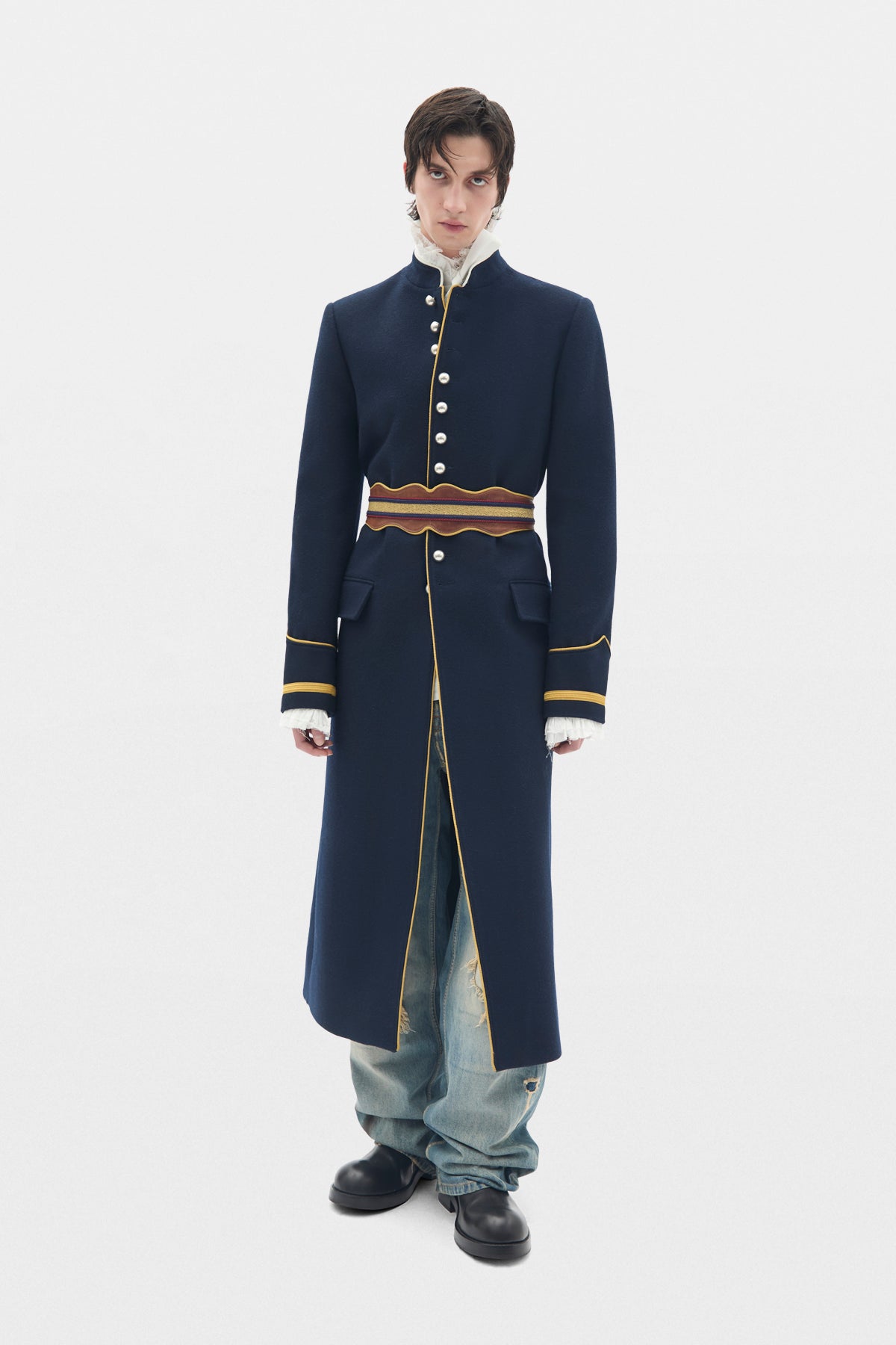Manteau en laine lavée Arit Fitted Marsina Coat 