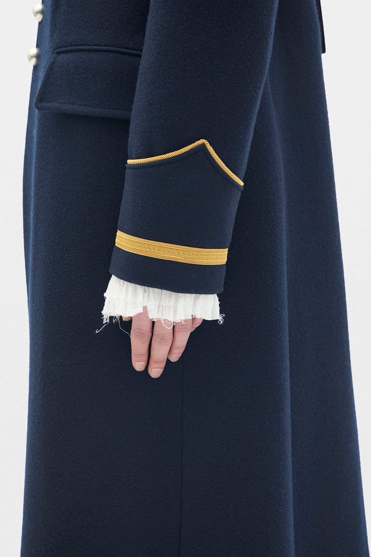 Manteau en laine lavée Arit Fitted Marsina Coat 