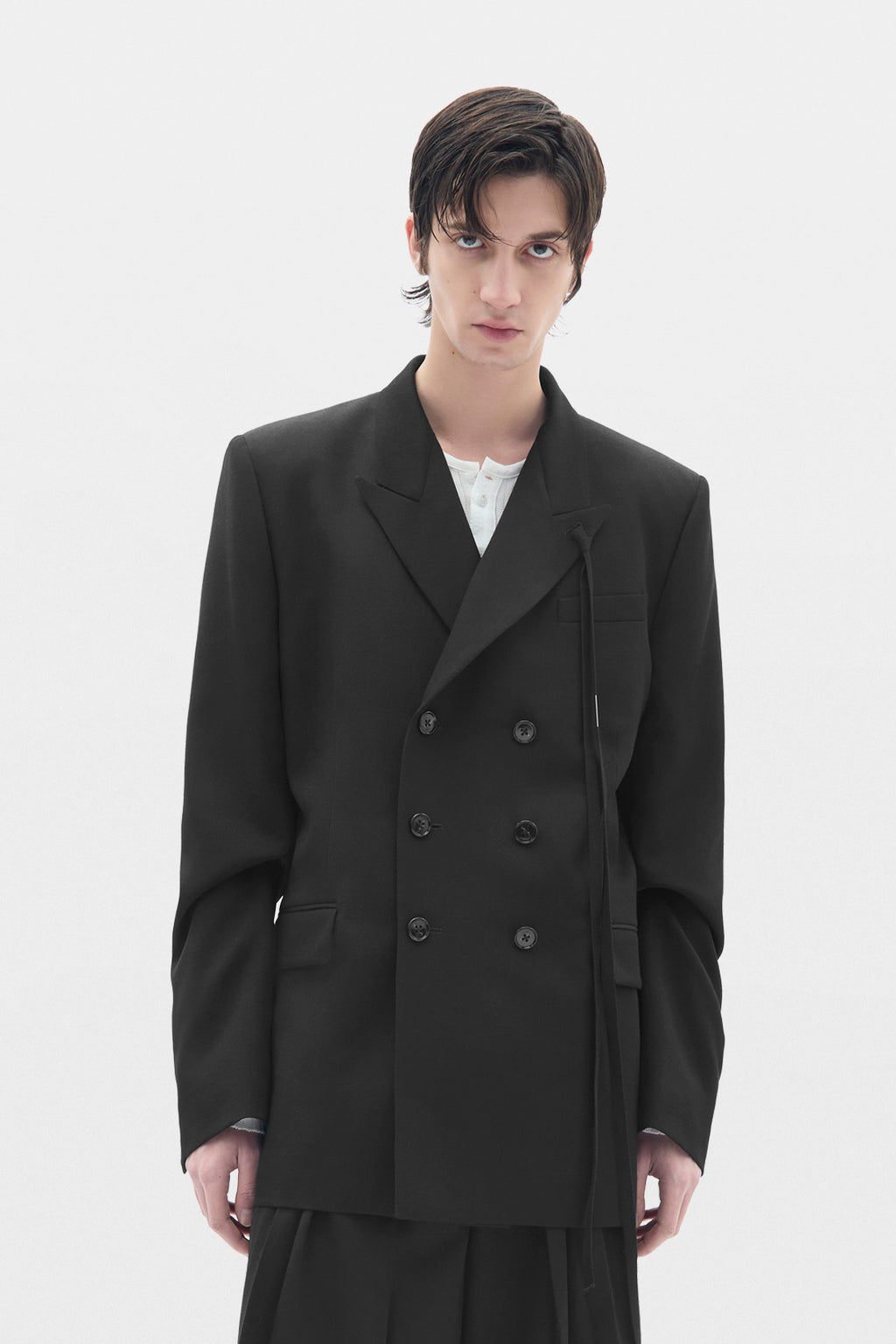 Veste ajustée à double boutonnage Waldus Pick Lapel 
