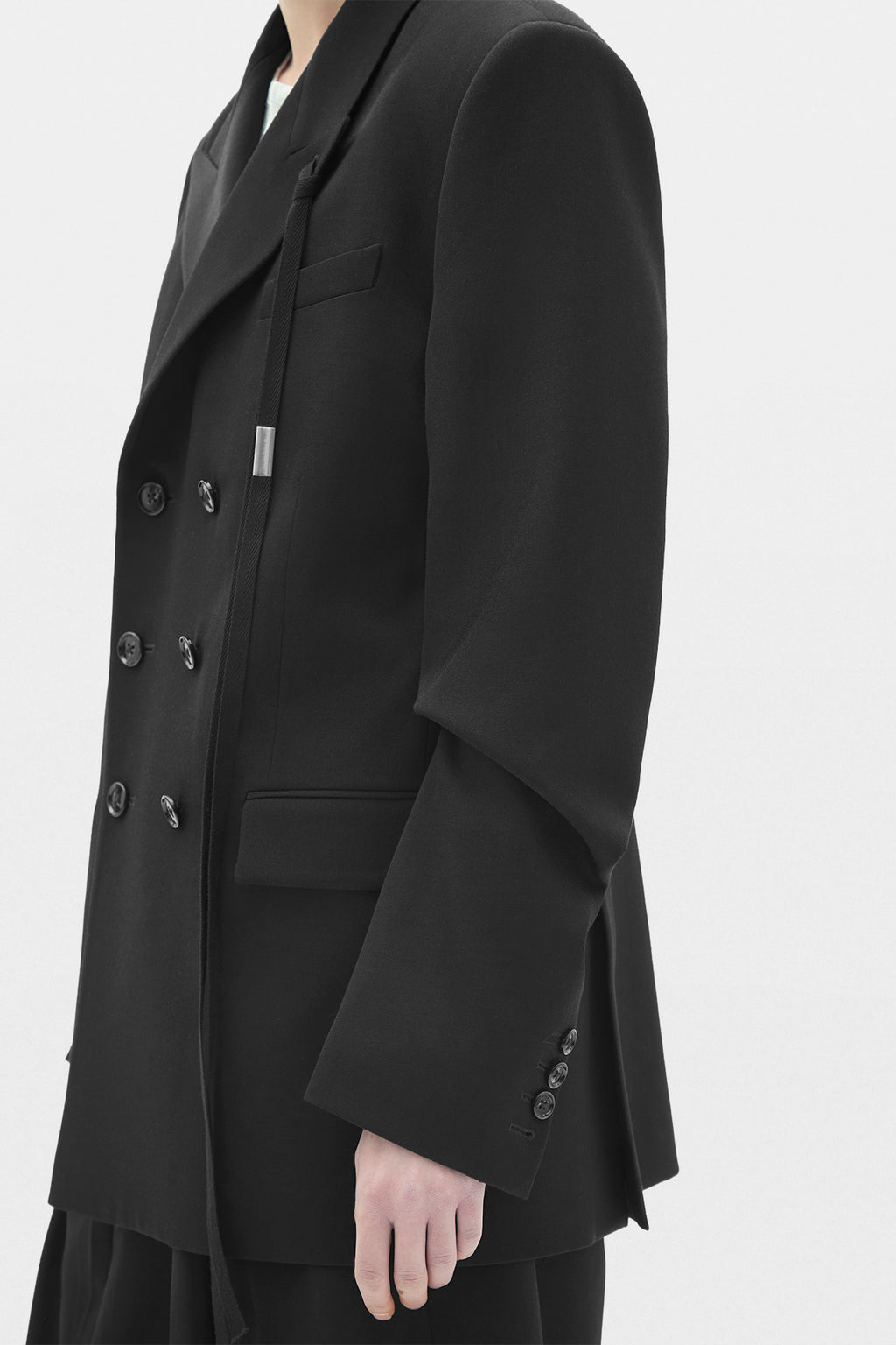 Veste ajustée à double boutonnage Waldus Pick Lapel 