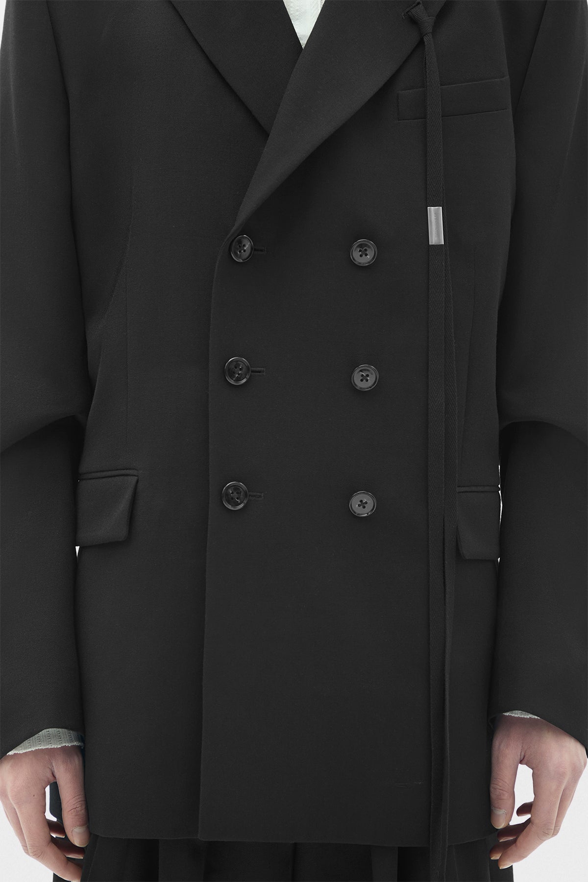 Veste ajustée à double boutonnage Waldus Pick Lapel 