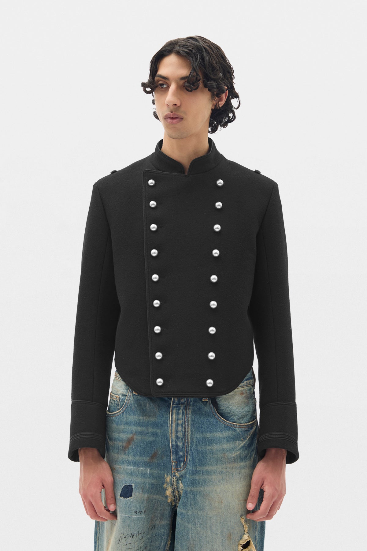 Noa Double Breasted Cropped Marsina Jacket
