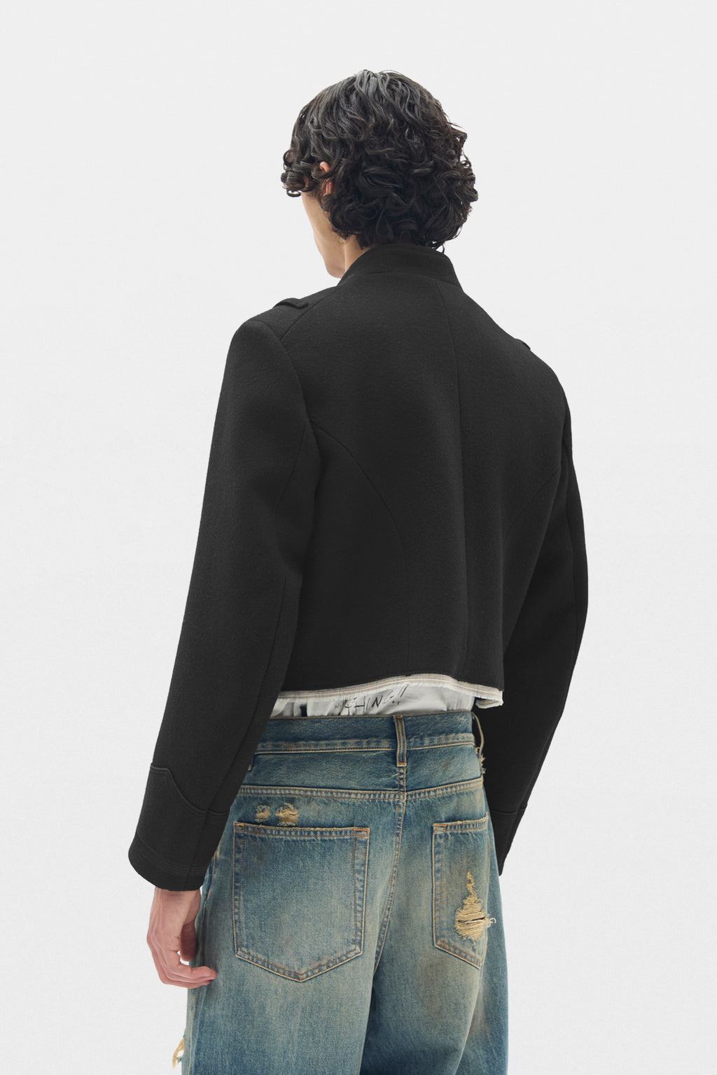 Noa Double Breasted Cropped Marsina Jacket