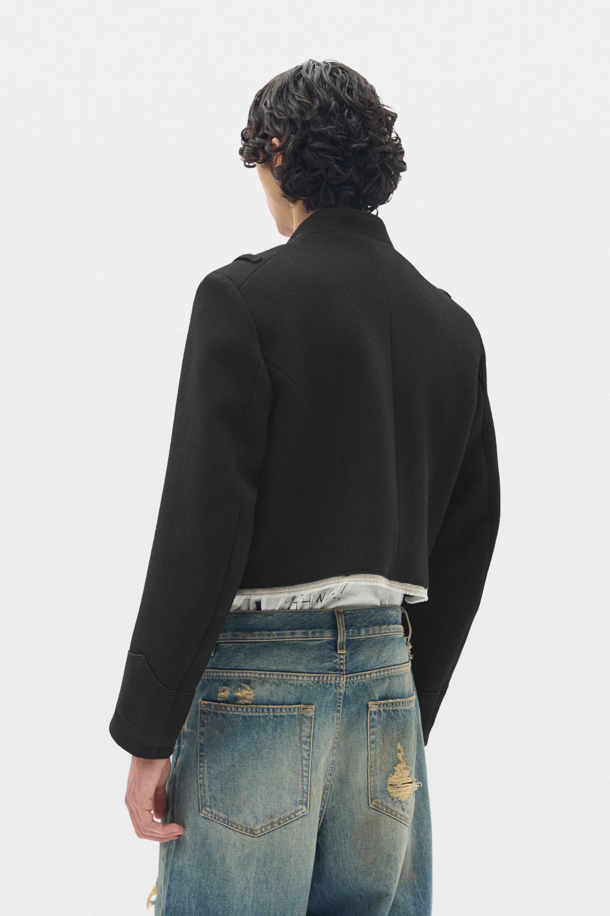 Noa Double Breasted Cropped Marsina Jacket