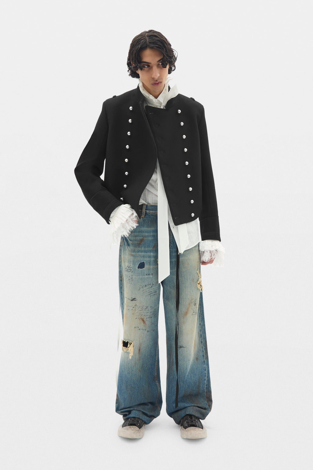 Noa Double Breasted Cropped Marsina Jacket