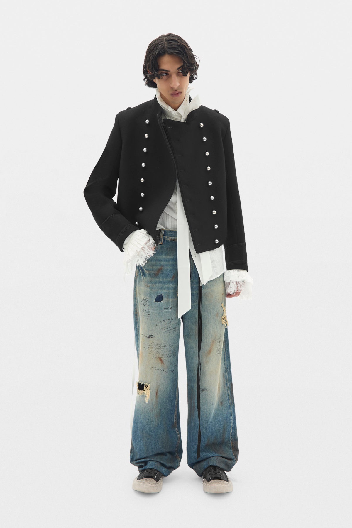 Noa Double Breasted Cropped Marsina Jacket