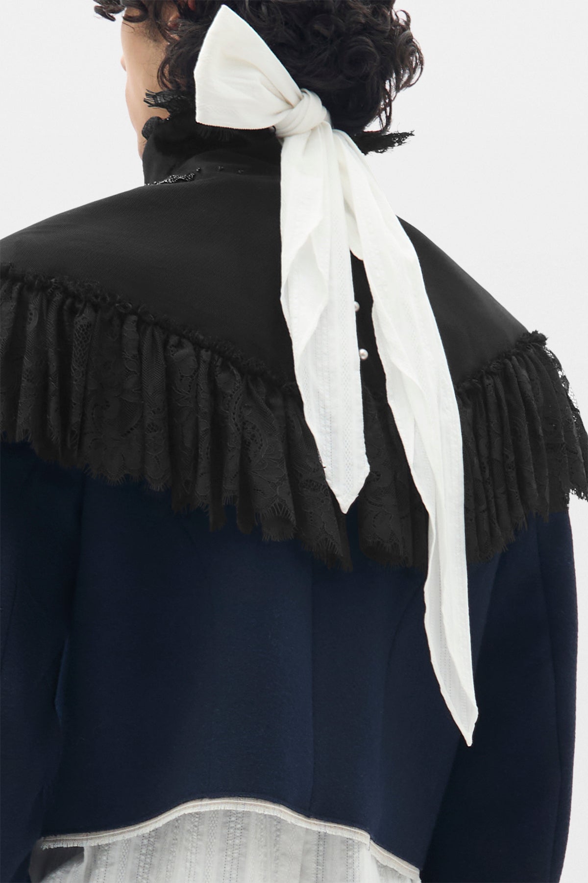Top Stellan Open Back Bow Tie Colletti 