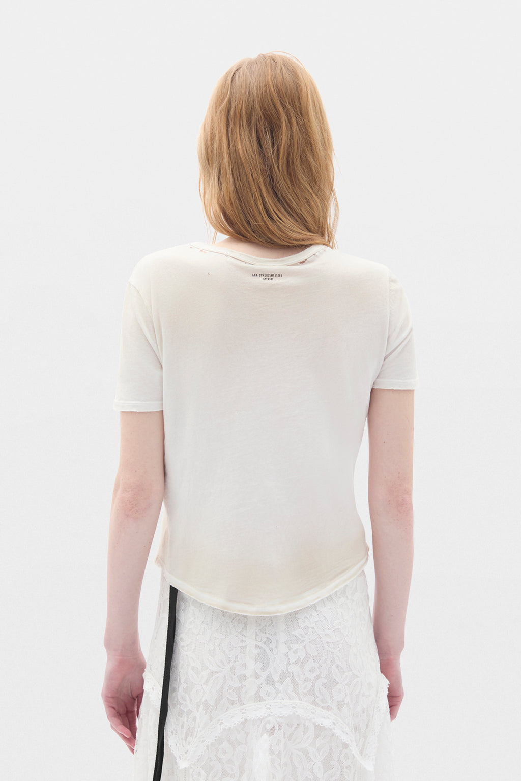 Floor Micro T-shirt With AD Emblem" Print