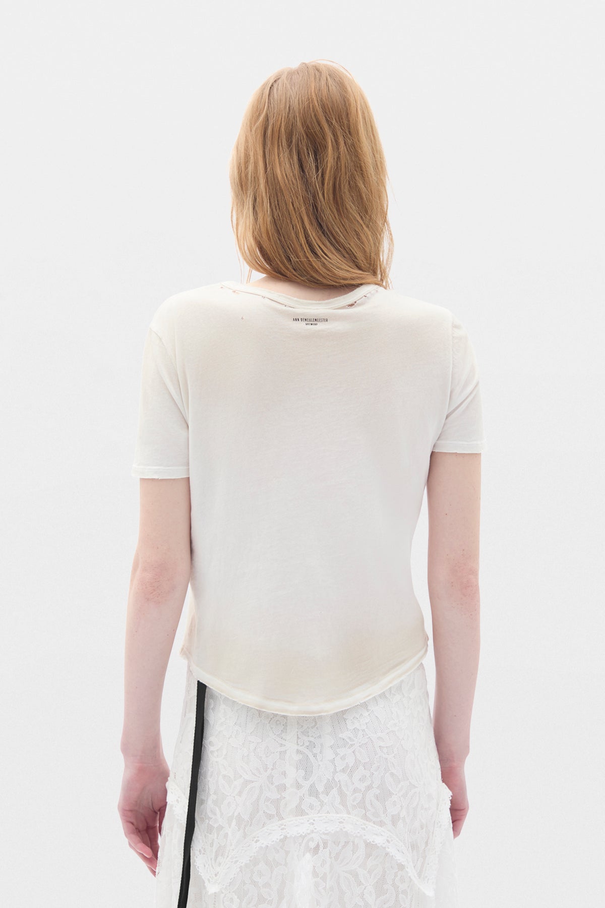 Floor Micro T-shirt With AD Emblem" Print