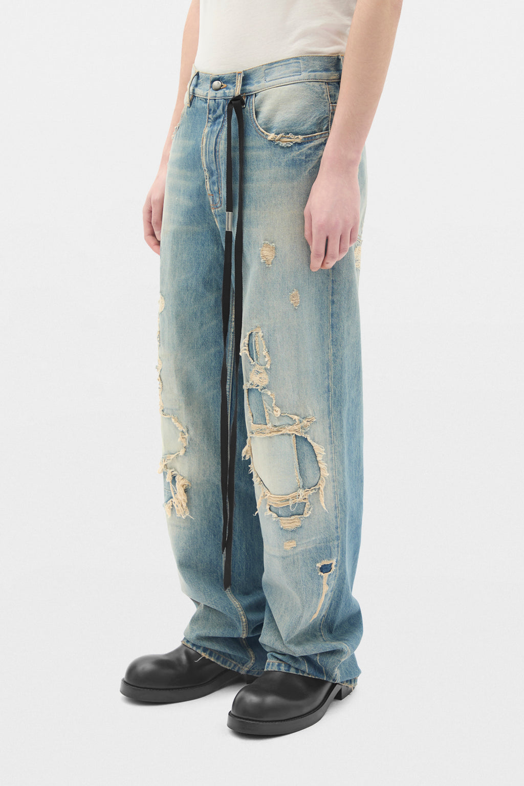 Pantalon ample à cinq poches Evan, coupe droite 