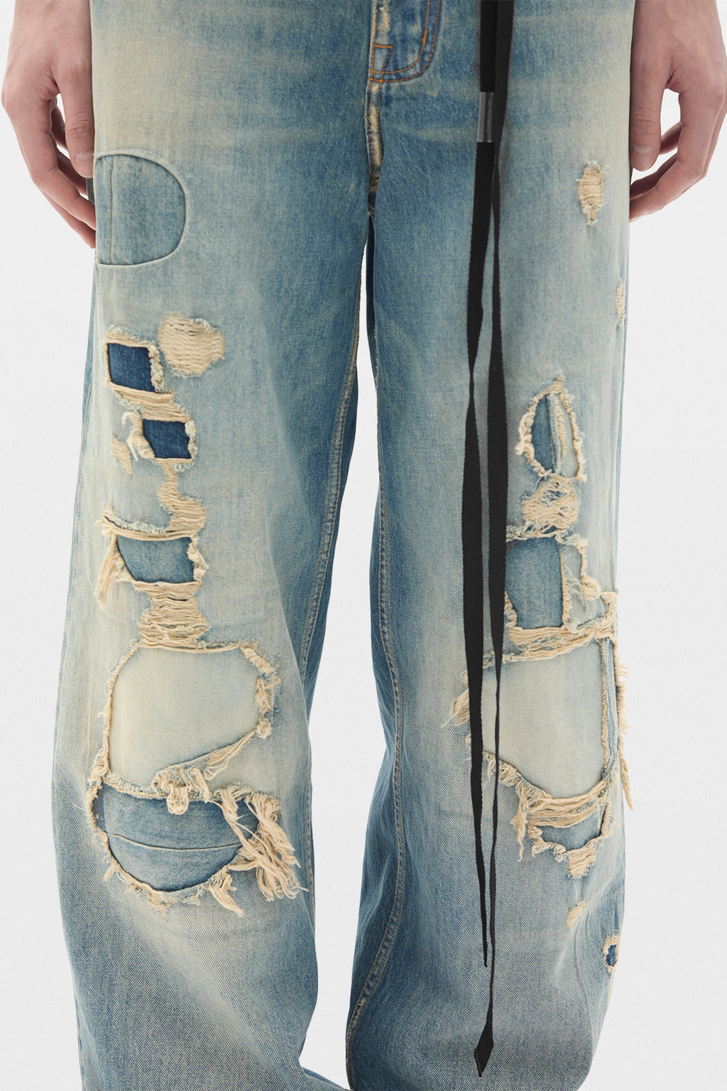 Pantalon ample à cinq poches Evan, coupe droite 