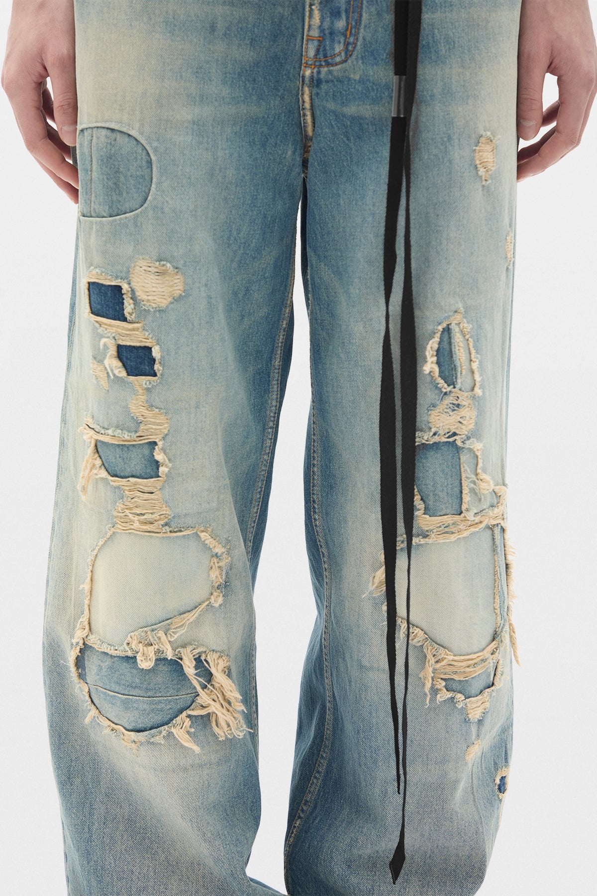 Pantalon ample à cinq poches Evan, coupe droite 
