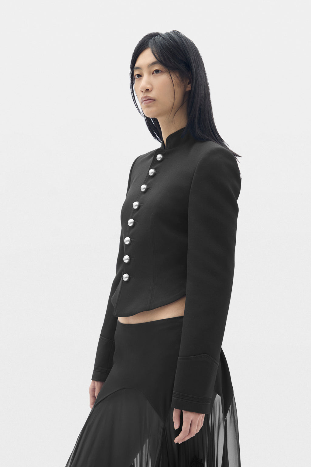 Polina Fitted Marsina Jacket