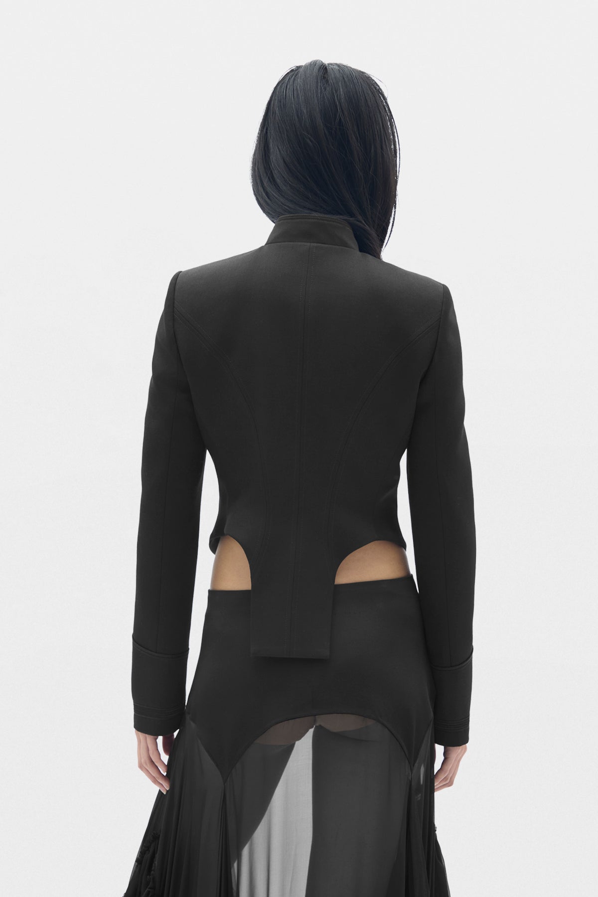 Polina Fitted Marsina Jacket