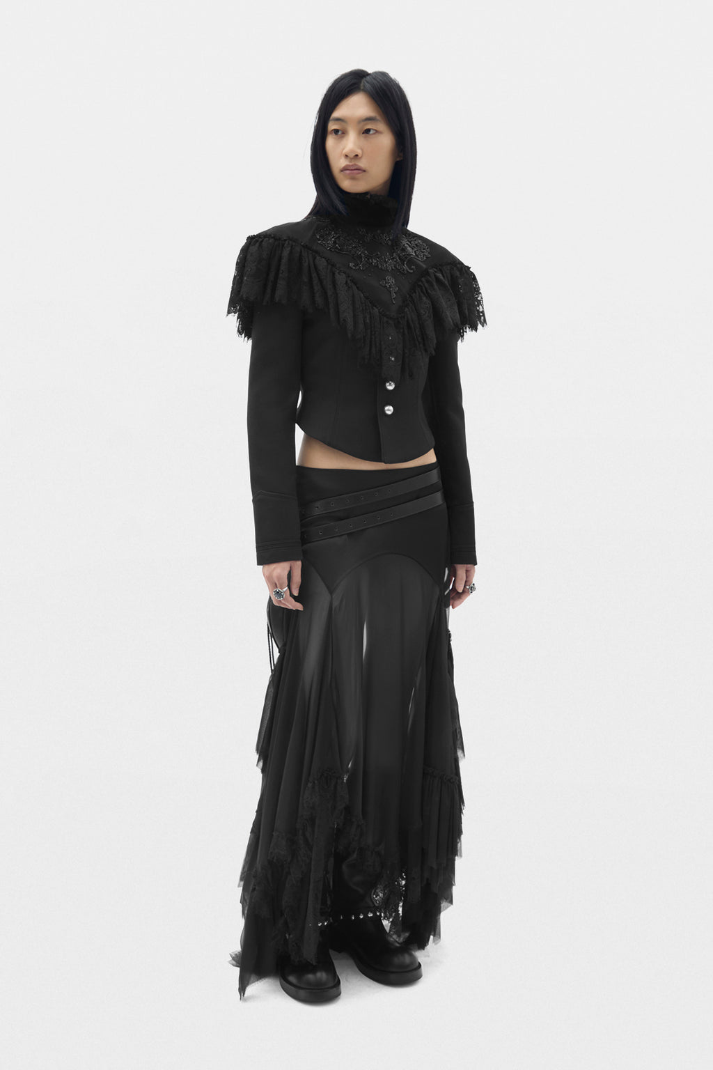 Polina Fitted Marsina Jacket
