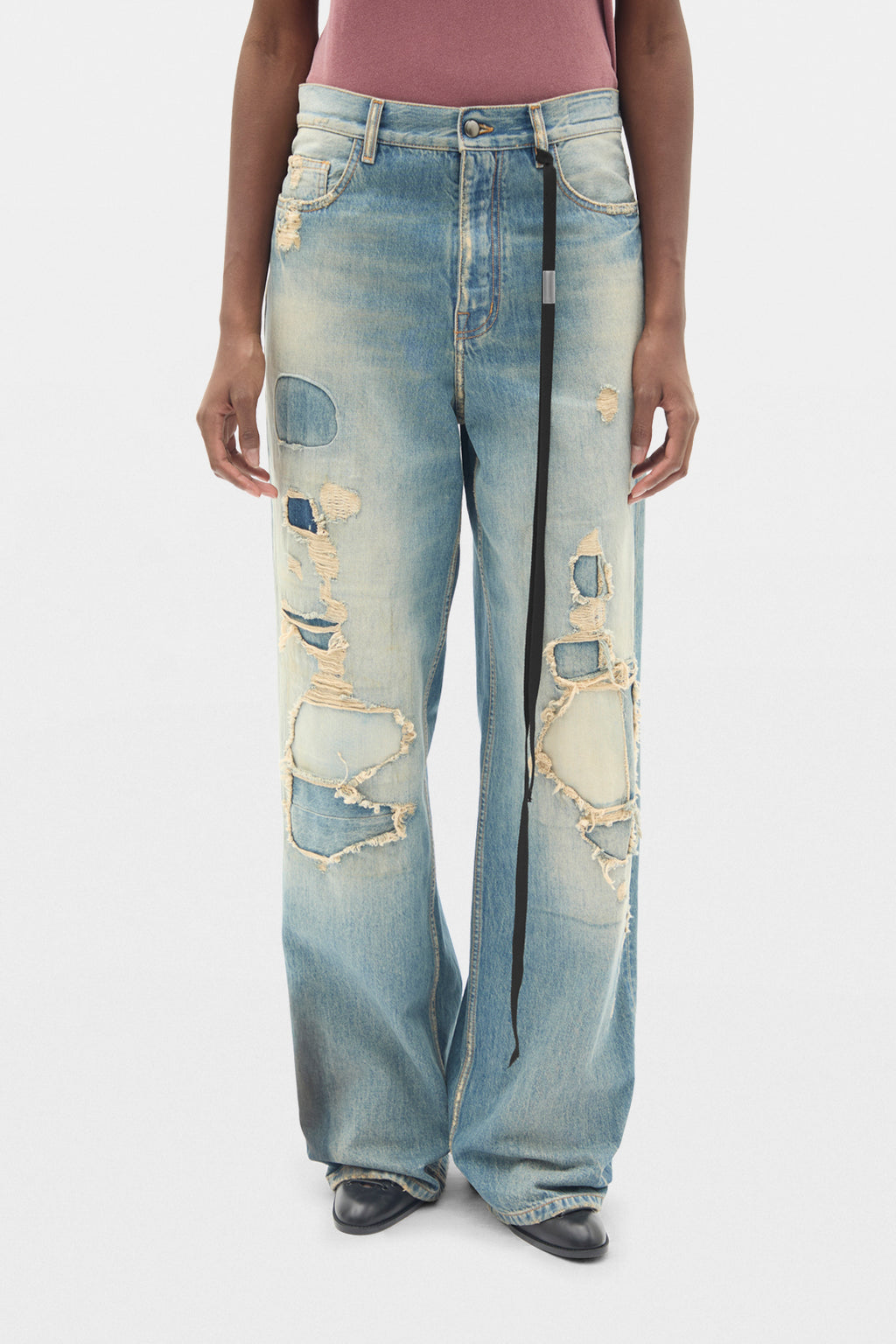 Pantalon ample à jambes droites 5 poches Jakoba 