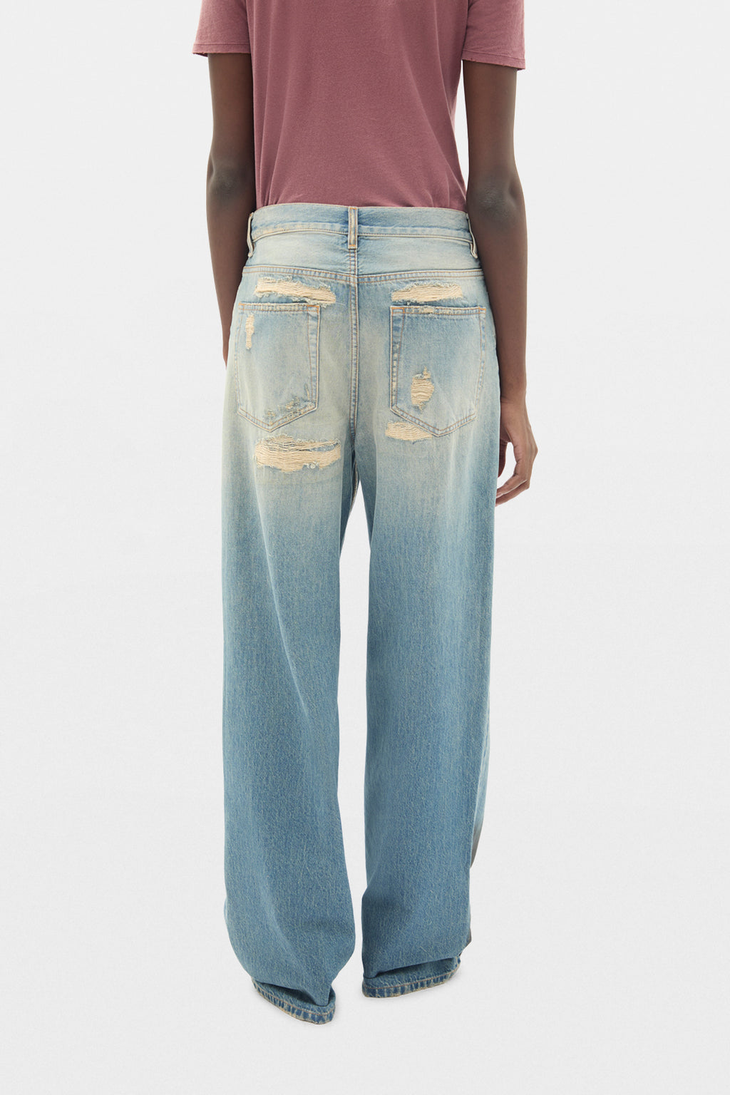 Pantalon ample à jambes droites 5 poches Jakoba 