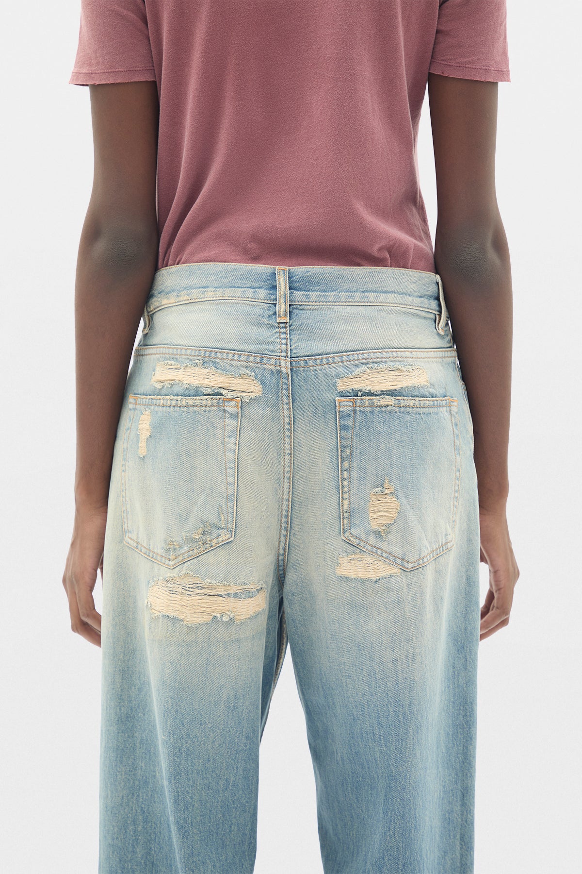Pantalon ample à jambes droites 5 poches Jakoba 