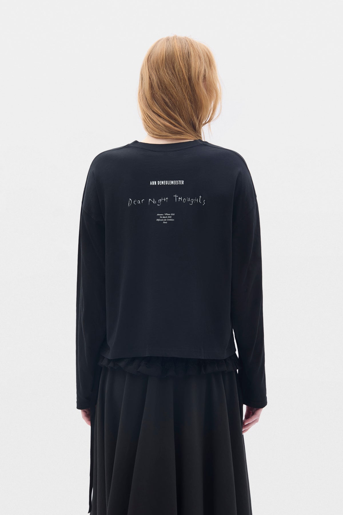 Nikita Relax Fit Long Sleeve Boxy T-Shirt – Ann Demeulemeester
