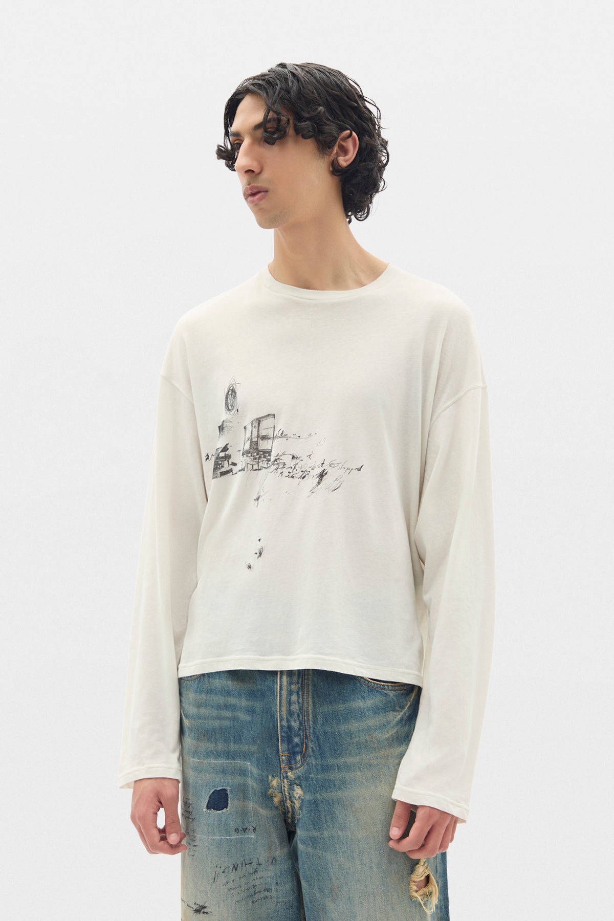 Emil Relax Fit Long Sleeve Boxy T-Shirt