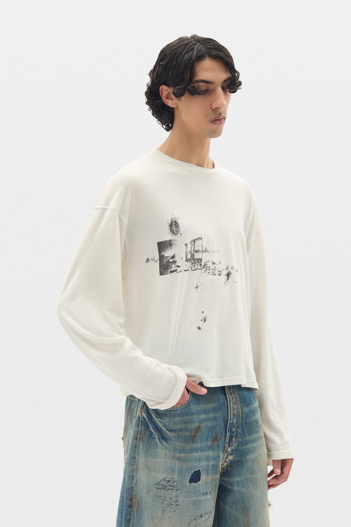 Emil Relax Fit Long Sleeve Boxy T-Shirt