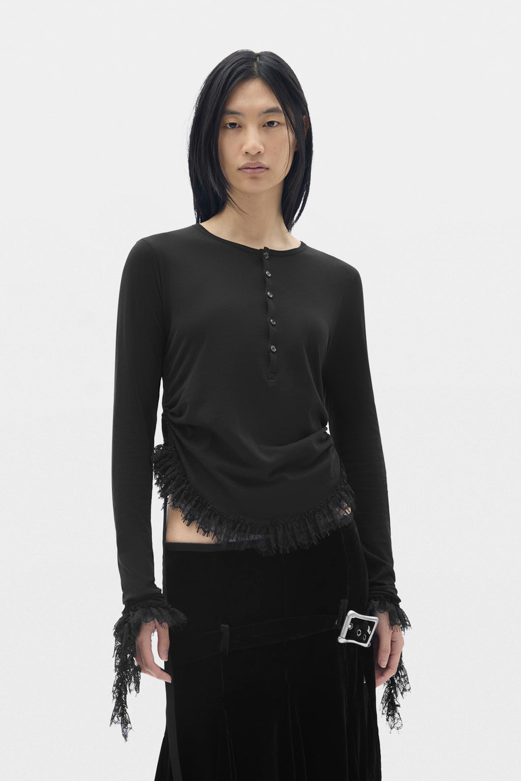 Mare Wrinkled Serafino Top