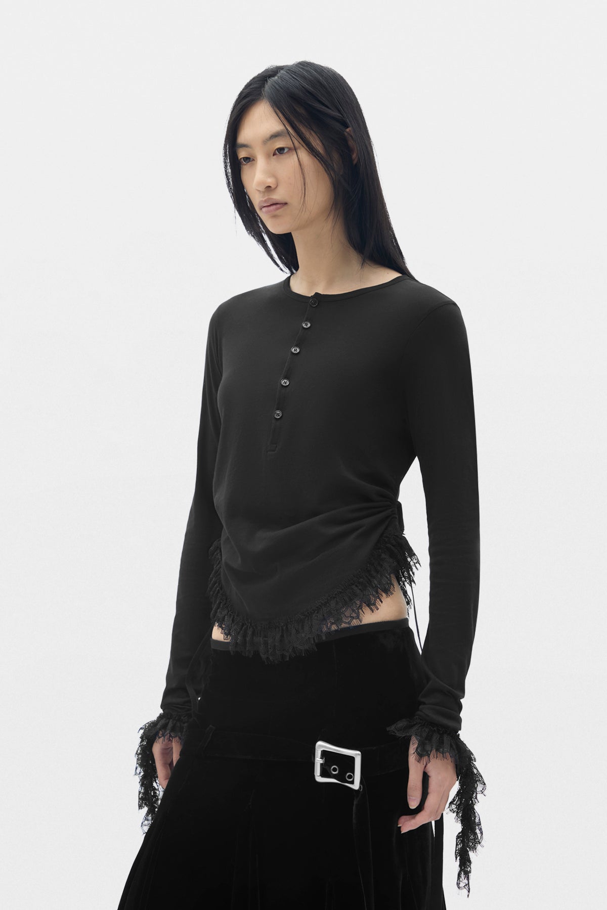 Mare Wrinkled Serafino Top