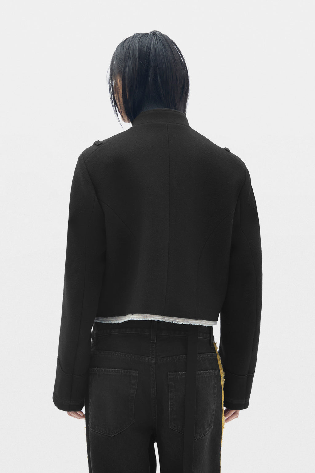 Noha Doppelreihige Gekürzte Marsina Jacke 