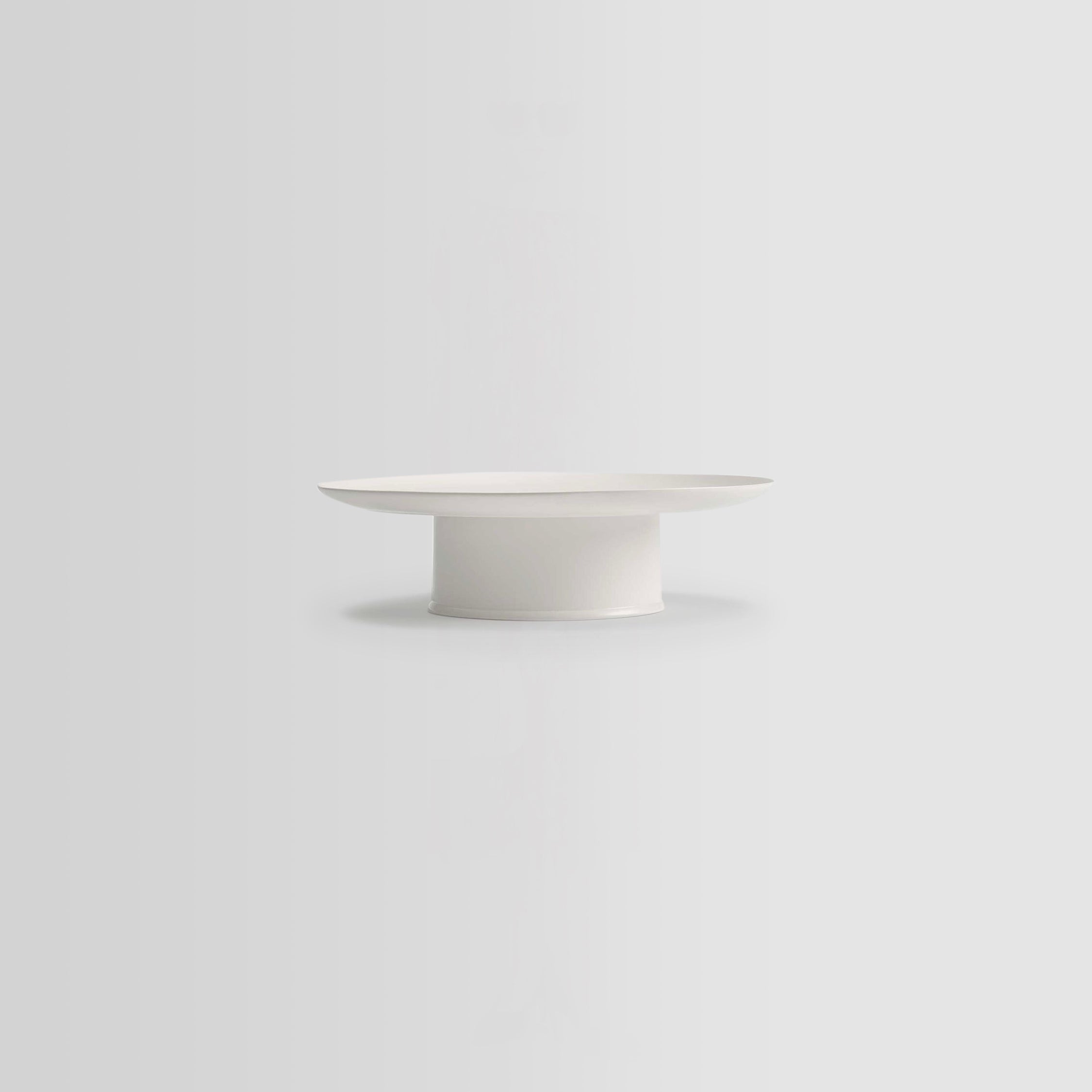Ra Porcelain Cake Stand - Off-White