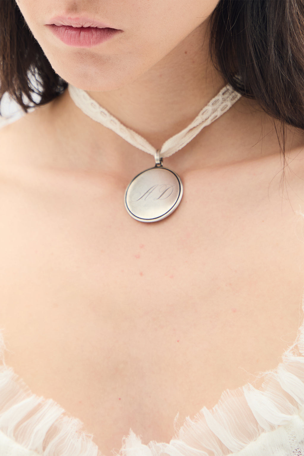 Monogram Pendant Necklace