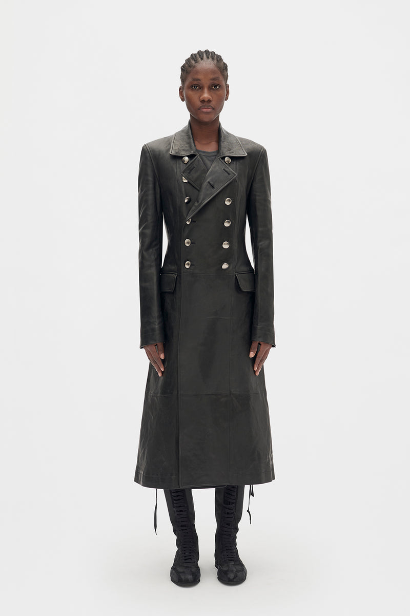 Adelita Double-Breasted Trench Coat