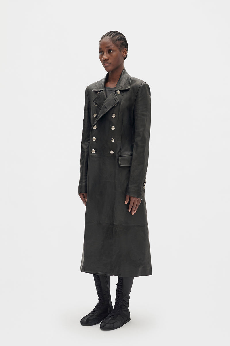 Adelita Double-Breasted Trench Coat