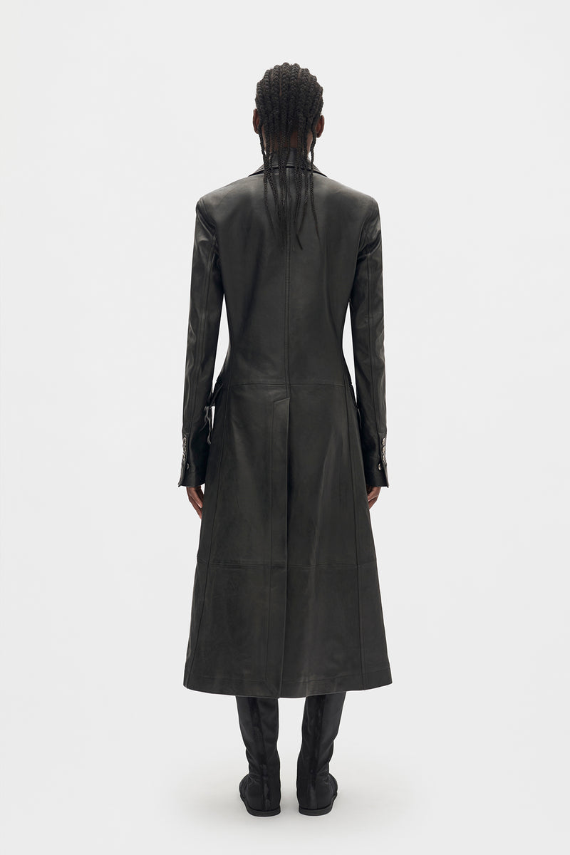 Adelita Double-Breasted Trench Coat