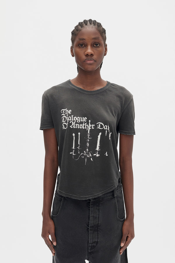 Floor Micro T-Shirt With "Chandelier" Print