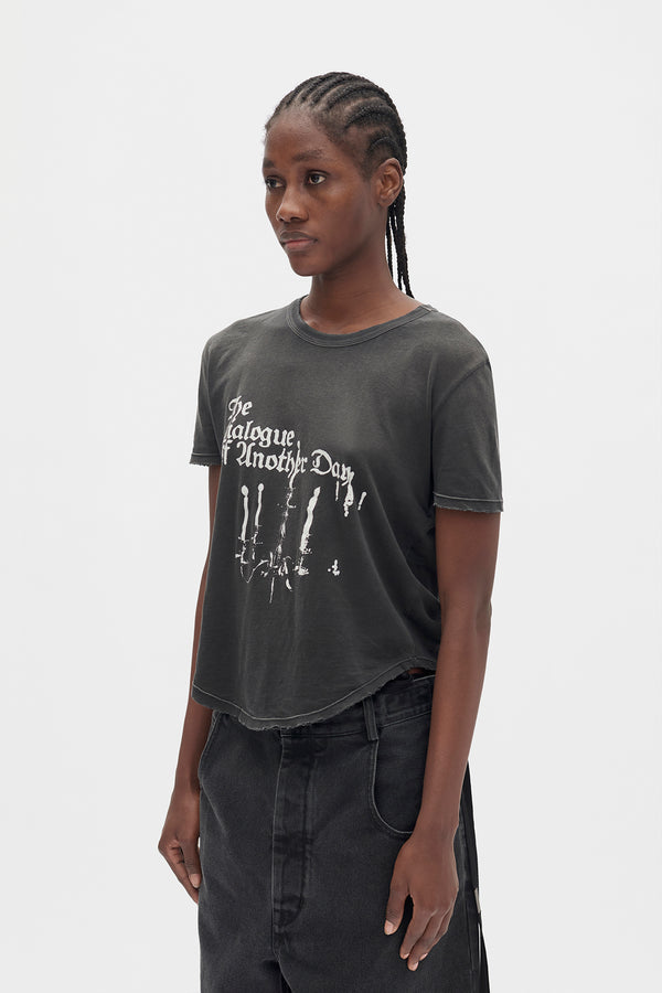 Floor Micro T-Shirt With "Chandelier" Print