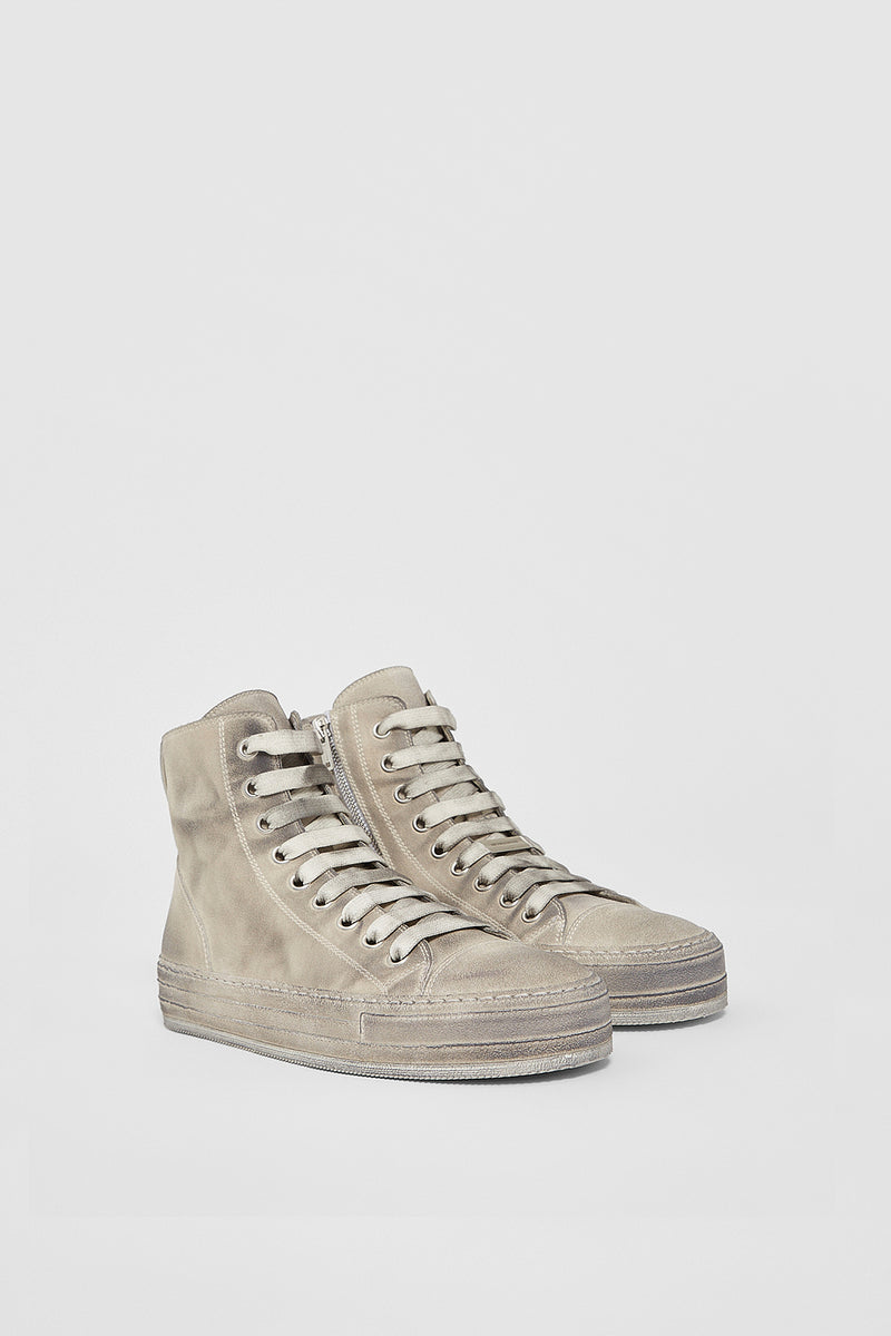 Raven High-Top Sneakers Dirty White