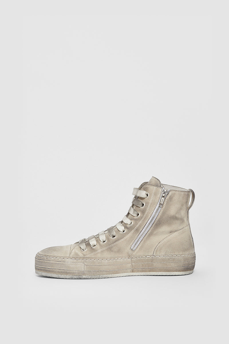 Raven High-Top Sneakers Dirty White