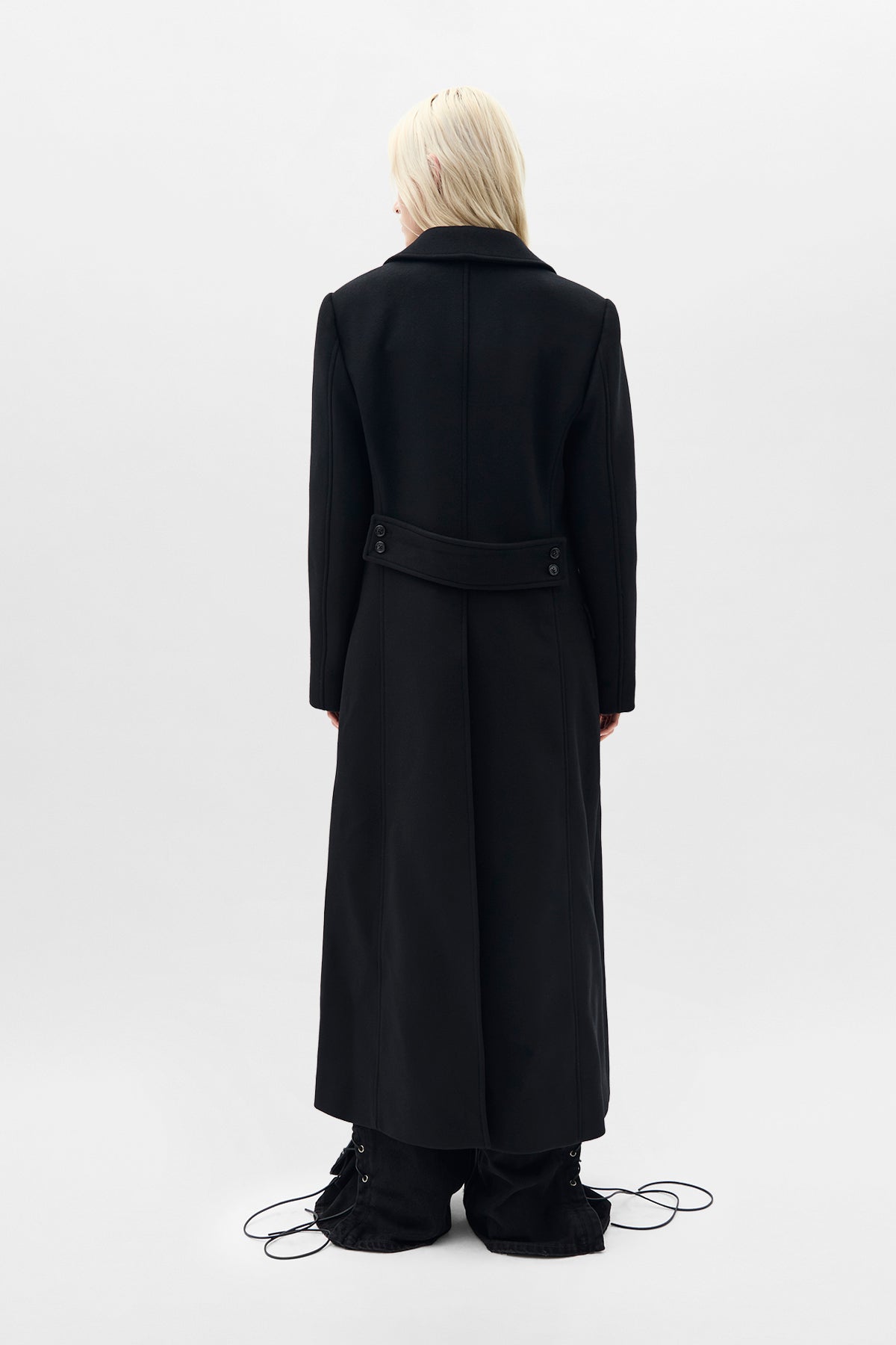 Agniet Long Fitted Double Breasted Coat – Ann Demeulemeester