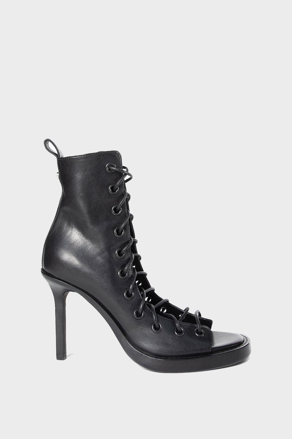 Hilla Chunky Pointed Heeled Ankle Boots